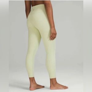 Lululemon Wunder Under High-Rise‎ Tight 25" Creamy Mint Women's Size 2.